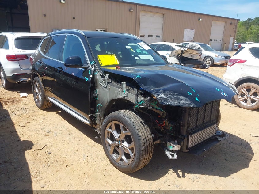 2022 BMW X3 VIN 5UX53DP08N9M81062 IAAI salvage auction — FRONT END, Salvage Title, sold $6,400 on 2026-07-20 (photo 1)