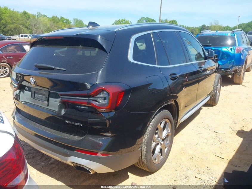 2022 BMW X3 VIN 5UX53DP08N9M81062 IAAI salvage auction — FRONT END, Salvage Title, sold $6,400 on 2026-07-20 (photo 4)