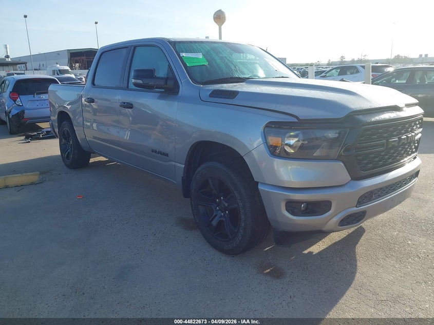 2023 Ram 1500 VIN 1C6RREFG4PN585894 IAAI salvage auction — LEFT SIDE, Original (Texas), sold $9,500 on 2026-07-09 (photo 1)