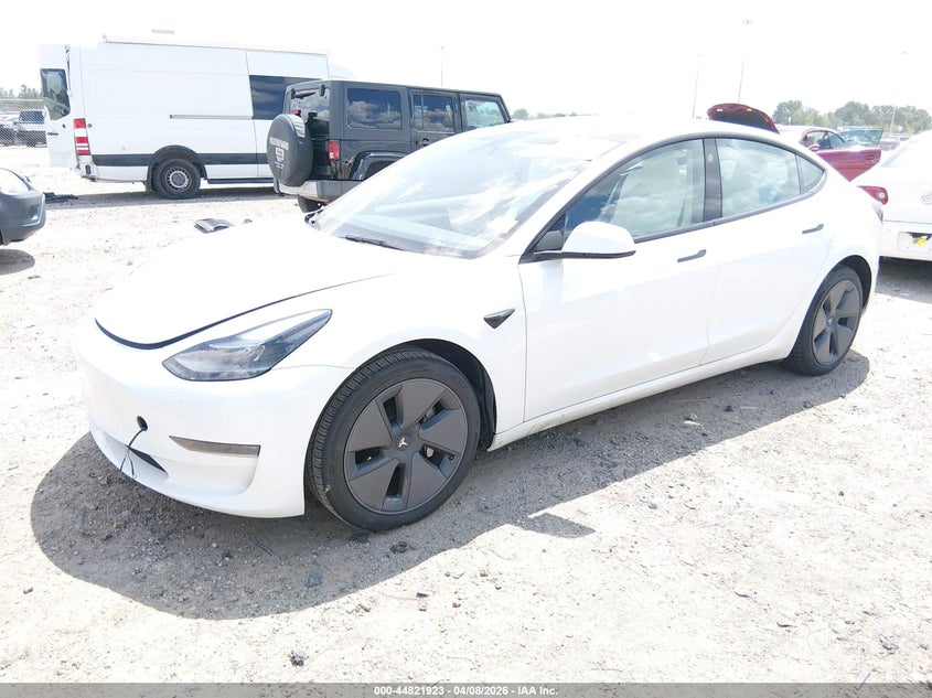 2023 Tesla Model 3 VIN 5YJ3E1EA0PF585471 IAAI salvage auction — FRONT END, Original (Texas), sold $9,000 on 2026-07-24 (photo 2)