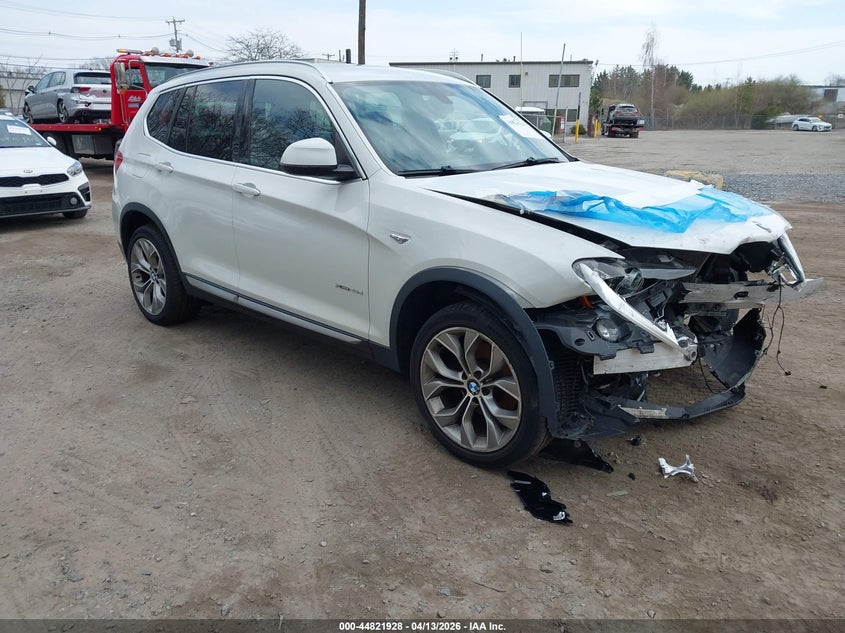 2016 BMW X3 VIN 5UXWY3C55G0N87395 IAAI salvage auction — FRONT END, Wait Title, sold $1,350 on 2026-08-01 (photo 1)