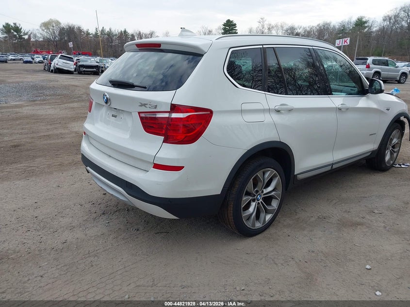 2016 BMW X3 VIN 5UXWY3C55G0N87395 IAAI salvage auction — FRONT END, Wait Title, sold $1,350 on 2026-08-01 (photo 4)