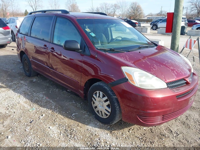 2005 Toyota Sienna VIN 5TDZA23C15S332765 IAAI salvage auction — NORMAL WEAR, Salvage (Texas), sold $650 on 2026-07-07 (photo 1)