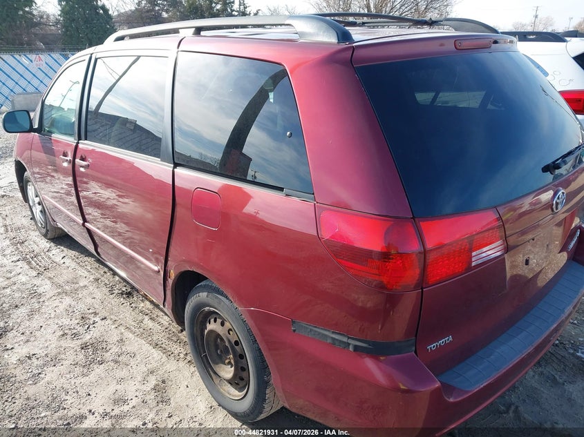 2005 Toyota Sienna VIN 5TDZA23C15S332765 IAAI salvage auction — NORMAL WEAR, Salvage (Texas), sold $650 on 2026-07-07 (photo 3)