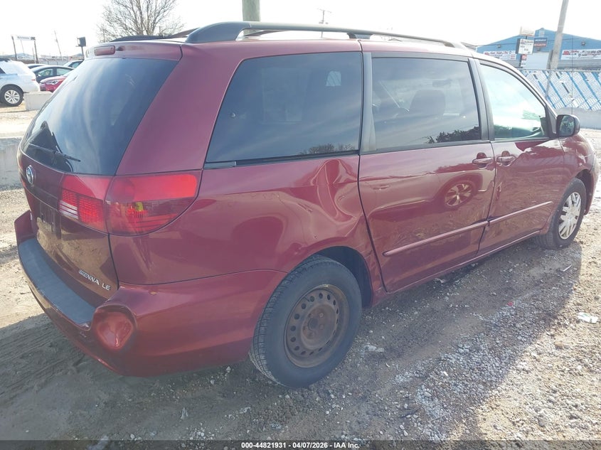 2005 Toyota Sienna VIN 5TDZA23C15S332765 IAAI salvage auction — NORMAL WEAR, Salvage (Texas), sold $650 on 2026-07-07 (photo 4)