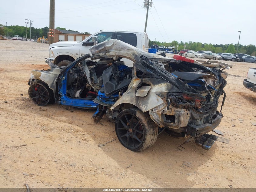2025 Honda Civic type r VIN JHMFL5G47SX000786 IAAI salvage auction — TOTAL BURN, Certificate Of Destruction (Florida), sold $350 on 2026-07-20 (photo 3)