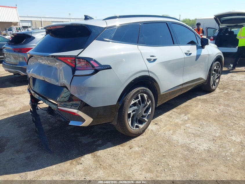 2024 Kia Sportage VIN 5XYK5CDF4RG189107 IAAI salvage auction — REAR END, Salvage Title, sold $13,600 on 2026-07-29 (photo 4)