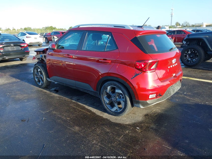 2024 Hyundai Venue VIN KMHRC8A31RU301593 IAAI salvage auction — FRONT END, Salvage Title, sold $3,050 on 2026-07-23 (photo 3)