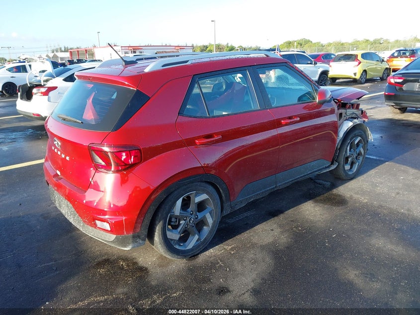 2024 Hyundai Venue VIN KMHRC8A31RU301593 IAAI salvage auction — FRONT END, Salvage Title, sold $3,050 on 2026-07-23 (photo 4)
