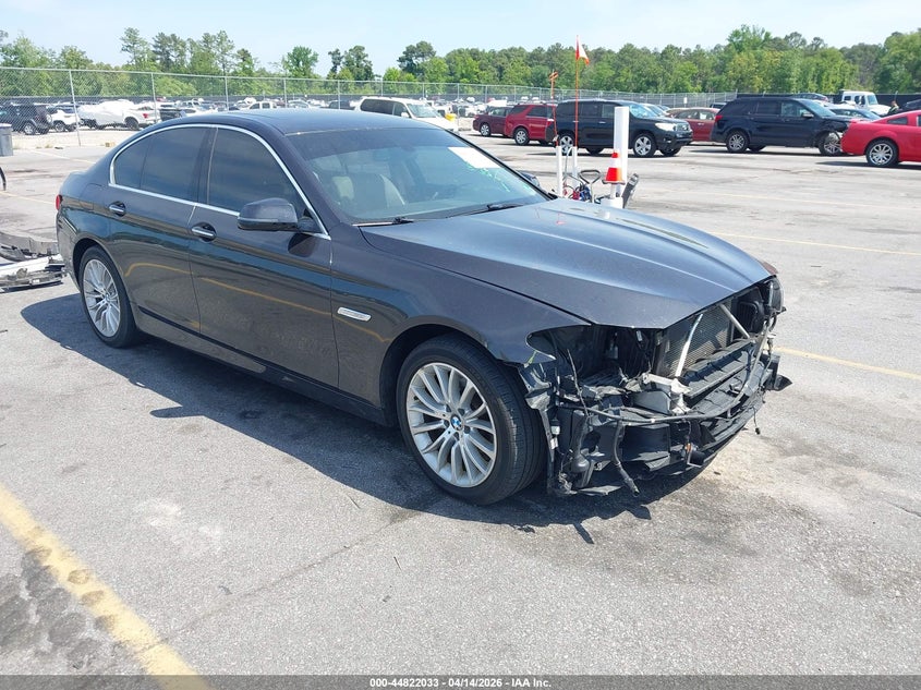 2016 BMW 5er VIN WBA5A7C50GG643496 IAAI salvage auction — FRONT END, Wait Title, sold $225 on 2026-07-22 (photo 1)