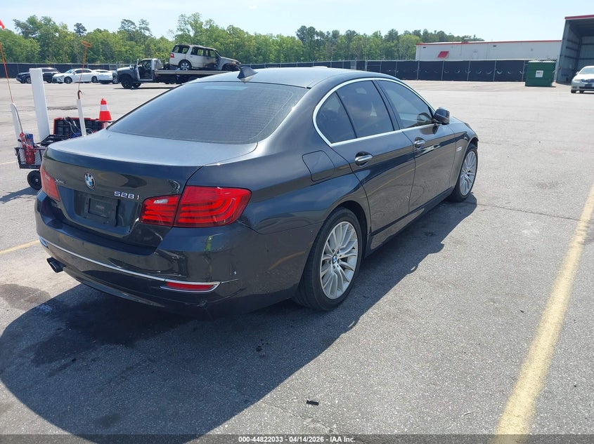 2016 BMW 5er VIN WBA5A7C50GG643496 IAAI salvage auction — FRONT END, Wait Title, sold $225 on 2026-07-22 (photo 4)
