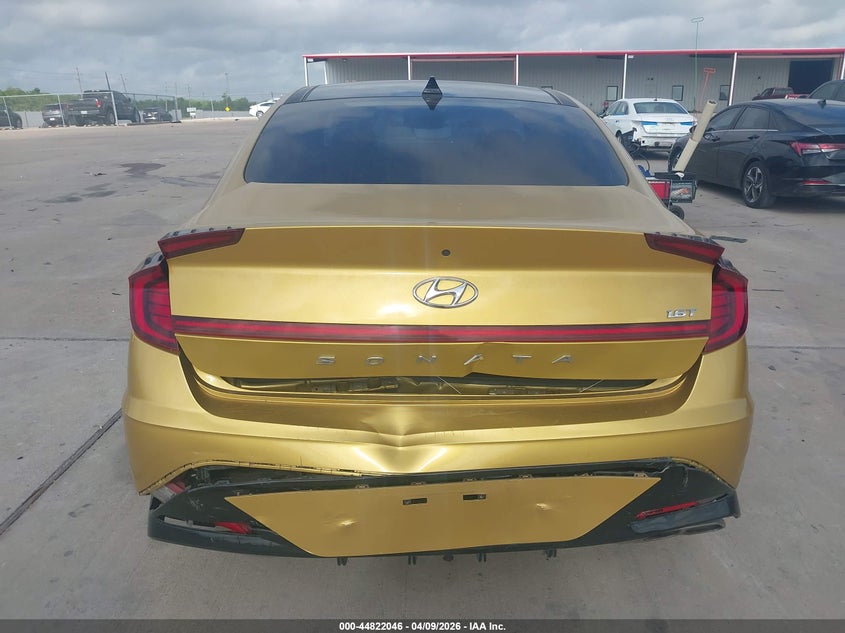 2020 Hyundai Sonata VIN 5NPEJ4J27LH025639 IAAI salvage auction — REAR END, Salvage Title, sold $4,700 on 2026-07-17 (photo 6)