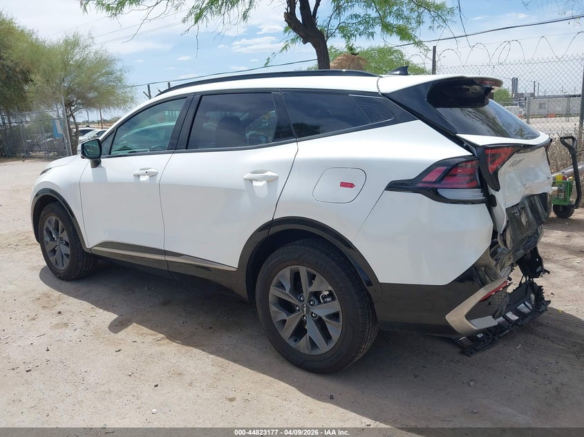 2025 Kia Sportage VIN KNDPXCDG0S7221966 IAAI salvage auction — REAR END, Salvage Title, sold $12,200 on 2026-07-23 (photo 3)
