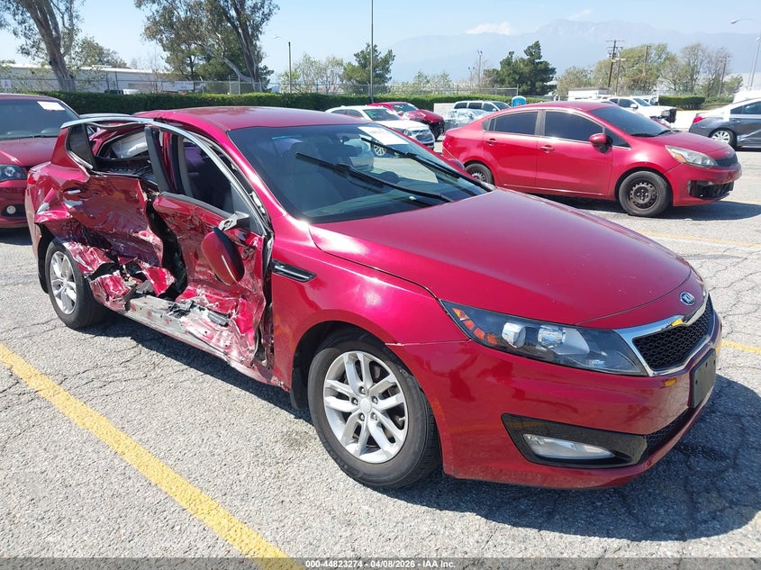 2013 Kia Optima VIN 5XXGM4A74DG174101 IAAI salvage auction — RIGHT SIDE, Salvage Title, sold $1,200 on 2026-07-07 (photo 1)