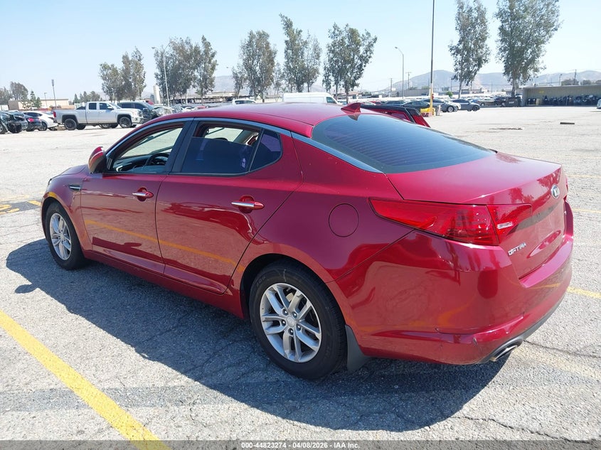 2013 Kia Optima VIN 5XXGM4A74DG174101 IAAI salvage auction — RIGHT SIDE, Salvage Title, sold $1,200 on 2026-07-07 (photo 3)