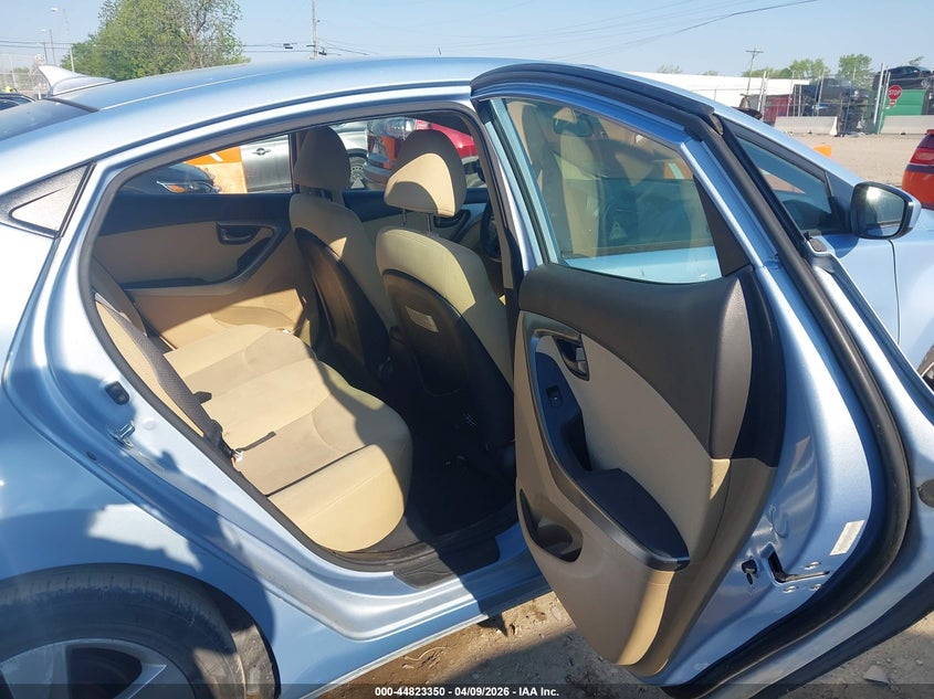 2013 Hyundai Elantra VIN KMHDH4AE3DU494098 IAAI salvage auction — FRONT & REAR, Original (Kentucky), sold $400 on 2026-07-23 (photo 8)