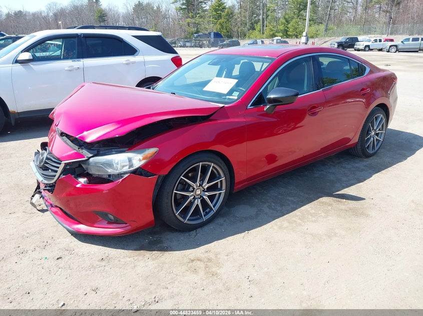 2014 Mazda 6 VIN JM1GJ1W54E1103010 IAAI salvage auction — FRONT END, Salvage Title, sold $400 on 2026-07-10 (photo 2)