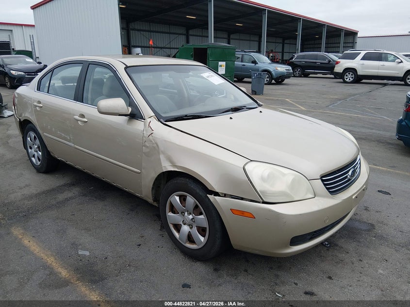 2008 Kia Optima VIN KNAGE123585256935 IAAI salvage auction — RIGHT SIDE, Salvage (South Carolina), sold $275 on 2026-07-15 (photo 1)