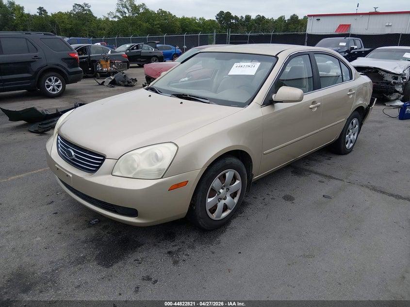 2008 Kia Optima VIN KNAGE123585256935 IAAI salvage auction — RIGHT SIDE, Salvage (South Carolina), sold $275 on 2026-07-15 (photo 2)