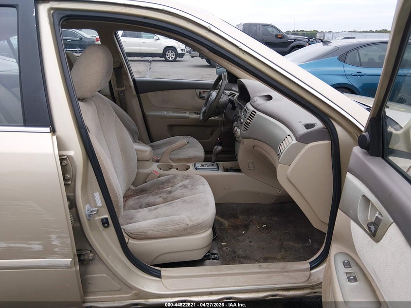 2008 Kia Optima VIN KNAGE123585256935 IAAI salvage auction — RIGHT SIDE, Salvage (South Carolina), sold $275 on 2026-07-15 (photo 5)