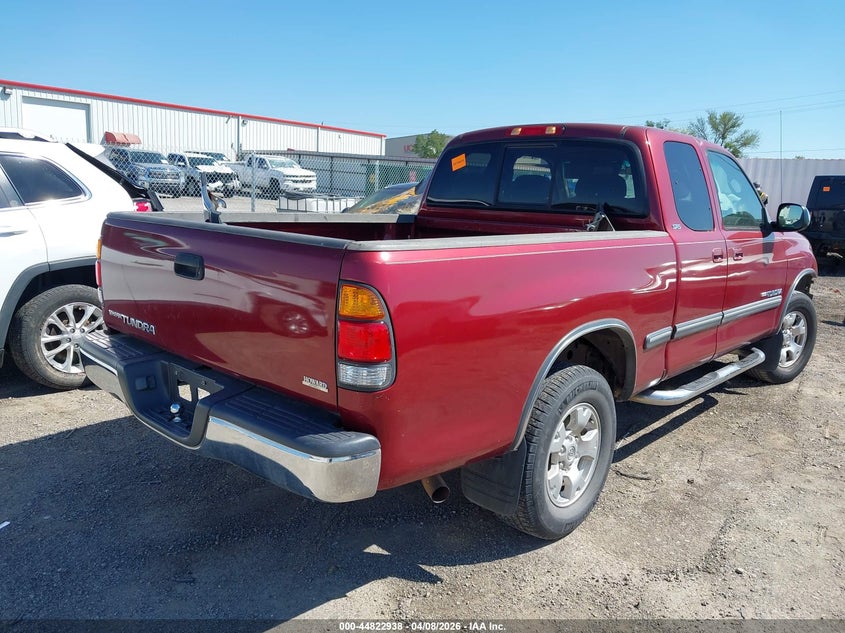2002 Toyota Tundra VIN 5TBRN34172S255413 IAAI salvage auction — FRONT END, Clear (Oklahoma), sold $2,250 on 2026-08-01 (photo 4)