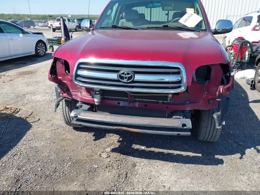 2002 Toyota Tundra VIN 5TBRN34172S255413 IAAI salvage auction — FRONT END, Clear (Oklahoma), sold $2,250 on 2026-08-01 (photo 6)