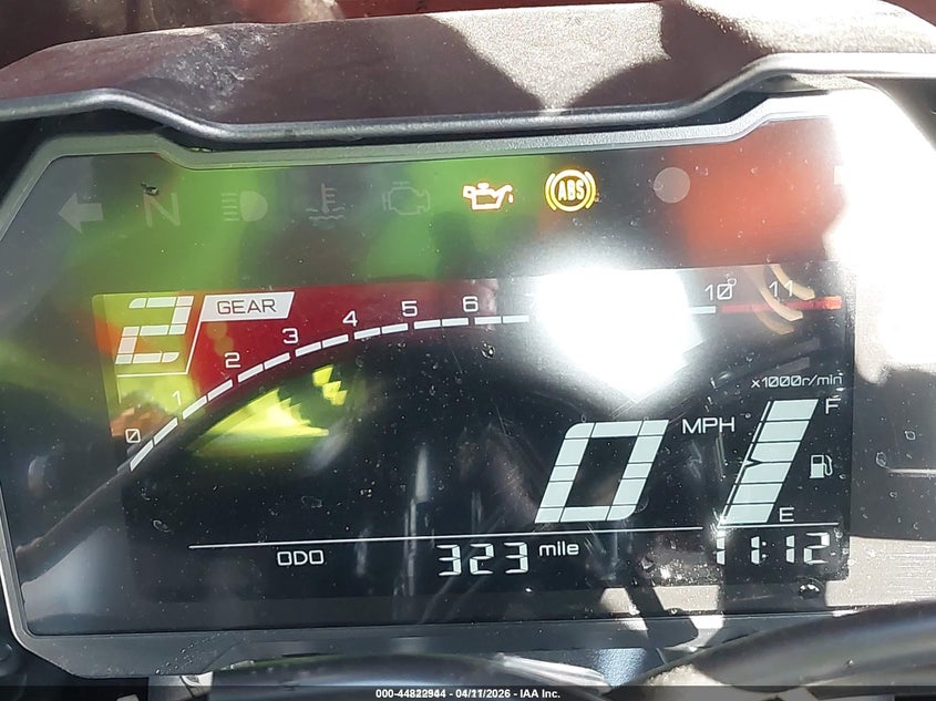 2025 Yamaha Yzf VIN JYARM38Y4SA004004 IAAI salvage auction — THEFT, Salvage (California), sold $3,150 on 2026-07-28 (photo 7)