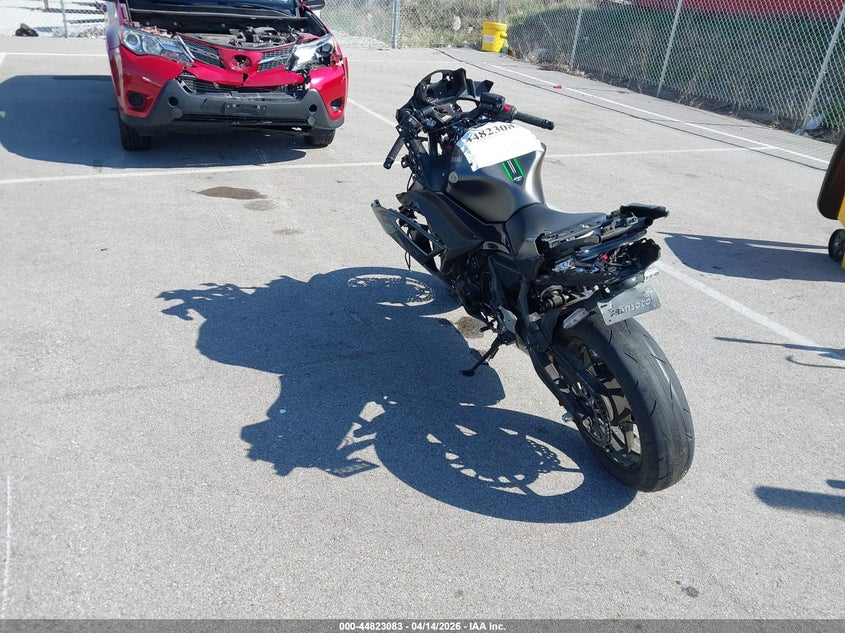 2024 Kawasaki Ninja VIN ML5EXER15RDAD5741 IAAI salvage auction — FRONT END, Salvage (Nebraska), sold $700 on 2026-07-07 (photo 3)