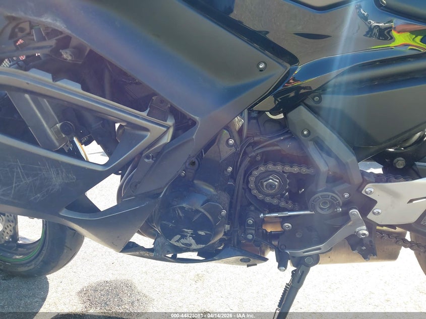 2024 Kawasaki Ninja VIN ML5EXER15RDAD5741 IAAI salvage auction — FRONT END, Salvage (Nebraska), sold $700 on 2026-07-07 (photo 9)