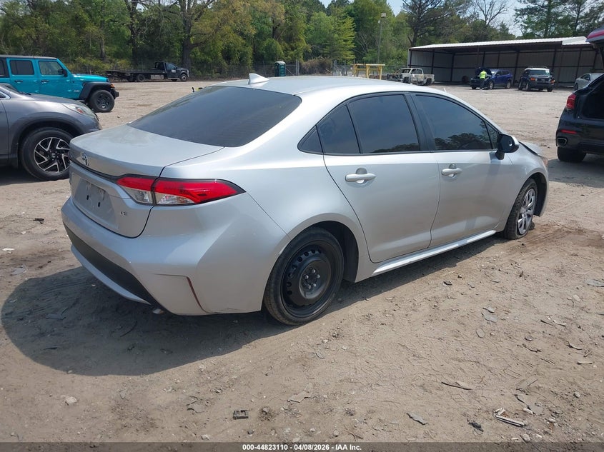 2020 Toyota Corolla VIN JTDEPRAE0LJ108293 IAAI salvage auction — LEFT SIDE, Salvage Title, sold $4,000 on 2026-07-31 (photo 4)