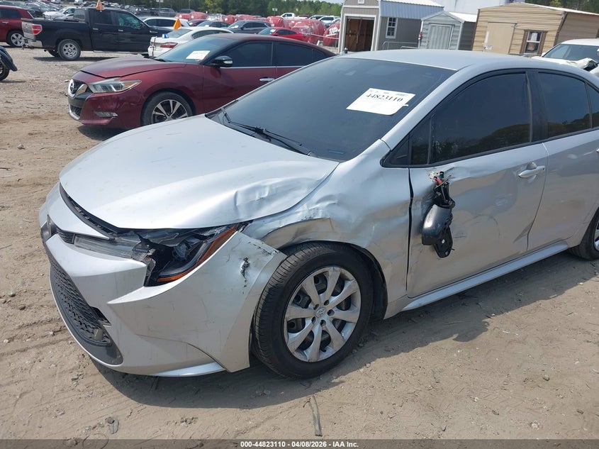 2020 Toyota Corolla VIN JTDEPRAE0LJ108293 IAAI salvage auction — LEFT SIDE, Salvage Title, sold $4,000 on 2026-07-31 (photo 6)