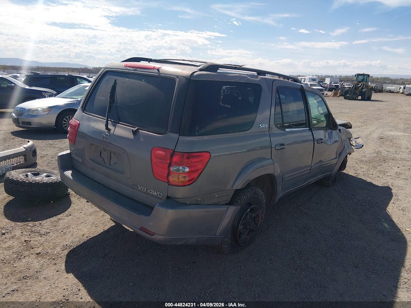 2001 Toyota Sequoia VIN 5TDBT44A51S011178 IAAI salvage auction — FRONT END, Salvage (Colorado), sold $50 on 2026-07-08 (photo 4)