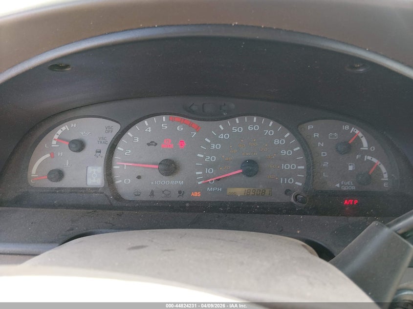 2001 Toyota Sequoia VIN 5TDBT44A51S011178 IAAI salvage auction — FRONT END, Salvage (Colorado), sold $50 on 2026-07-08 (photo 7)