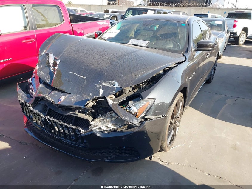 2015 Maserati Ghibli VIN ZAM57RTA6F1130017 IAAI salvage auction — FRONT END, Salvage Title, sold $1,450 on 2026-07-22 (photo 2)