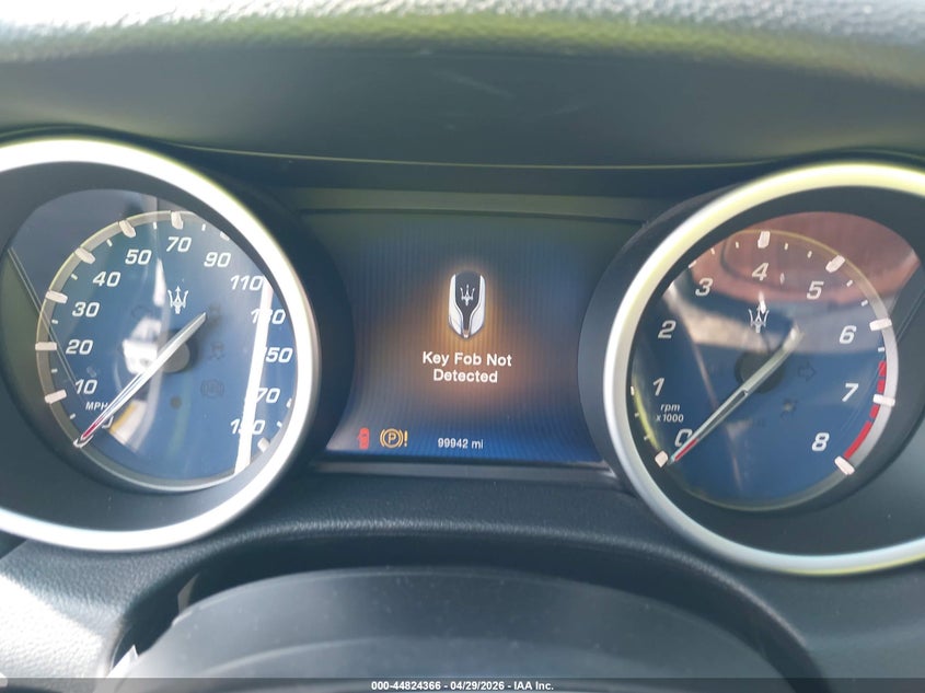 2015 Maserati Ghibli VIN ZAM57RTA6F1130017 IAAI salvage auction — FRONT END, Salvage Title, sold $1,450 on 2026-07-22 (photo 7)