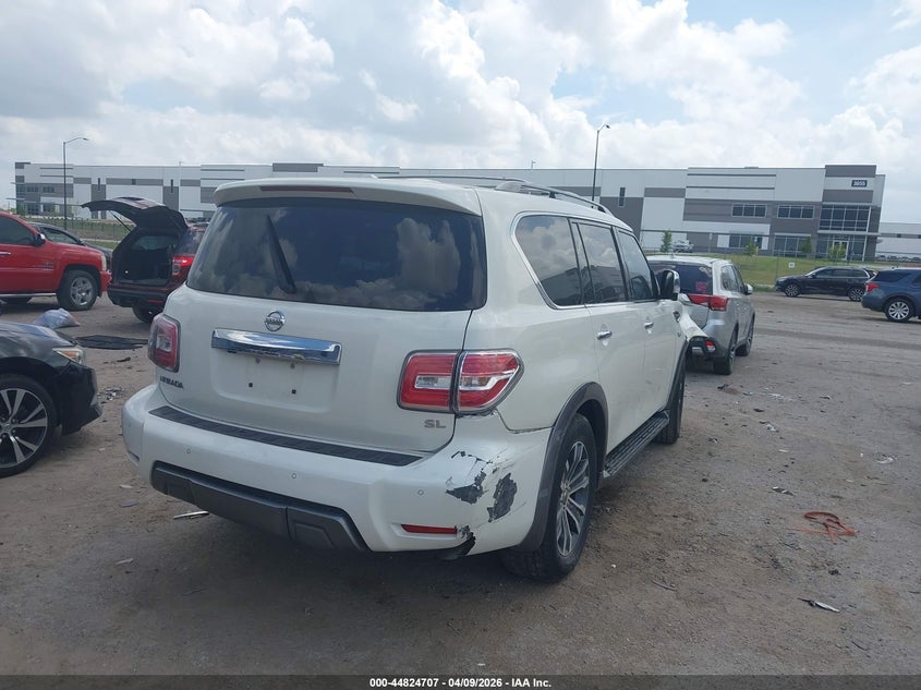 2019 Nissan Armada VIN JN8AY2ND8K9087458 IAAI salvage auction — FRONT END, Original (Texas), sold $6,925 on 2026-07-07 (photo 4)