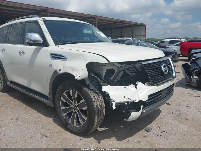 2019 Nissan Armada VIN JN8AY2ND8K9087458 IAAI salvage auction — FRONT END, Original (Texas), sold $6,925 on 2026-07-07 (photo 6)