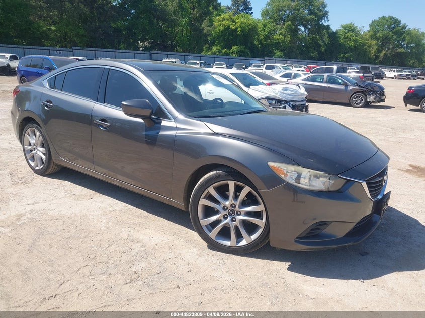 2017 Mazda 6 VIN JM1GL1V54H1149677 IAAI salvage auction — FRONT END, Salvage Title, sold $3,800 on 2026-07-16 (photo 1)