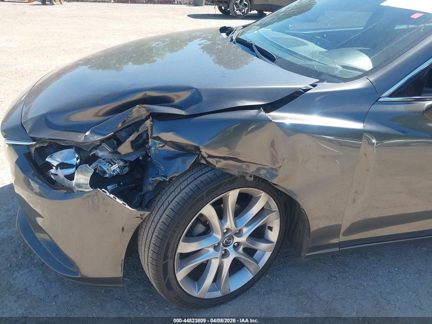 2017 Mazda 6 VIN JM1GL1V54H1149677 IAAI salvage auction — FRONT END, Salvage Title, sold $3,800 on 2026-07-16 (photo 6)