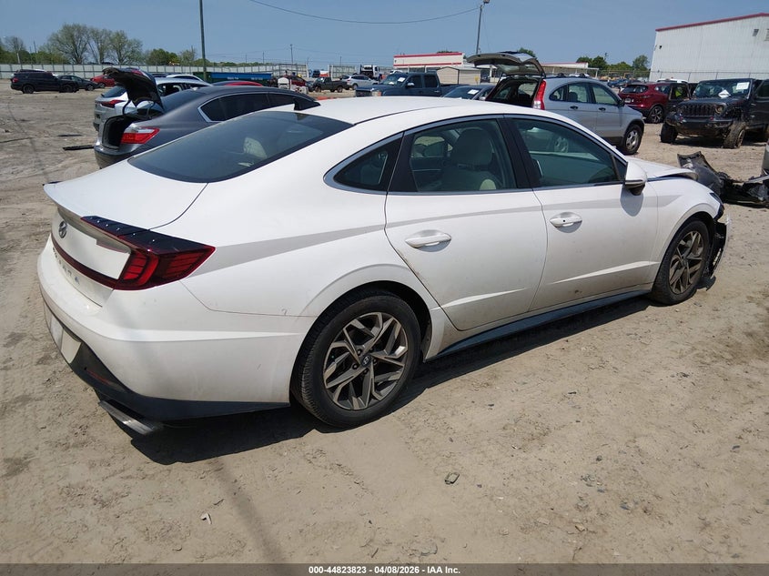 2022 Hyundai Sonata VIN KMHL64JA8NA207050 IAAI salvage auction — FRONT END, Salvage Title, sold $4,500 on 2026-07-09 (photo 4)