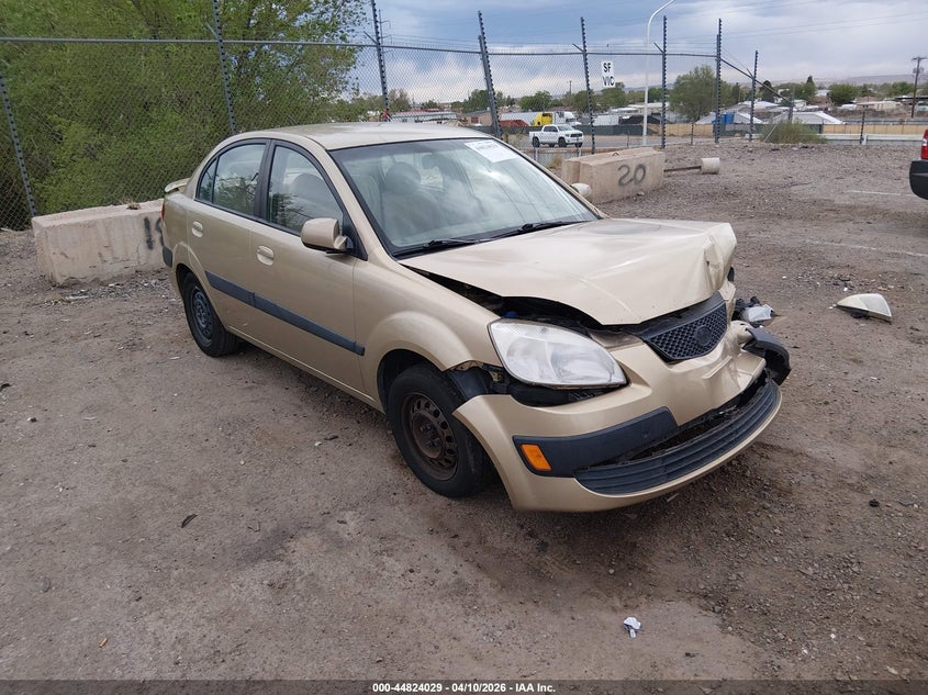 2007 Kia Rio VIN KNADE123076201062 IAAI salvage auction — FRONT END, Salvage (New Mexico), sold $300 on 2026-07-13 (photo 1)