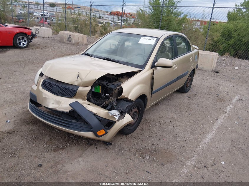 2007 Kia Rio VIN KNADE123076201062 IAAI salvage auction — FRONT END, Salvage (New Mexico), sold $300 on 2026-07-13 (photo 2)