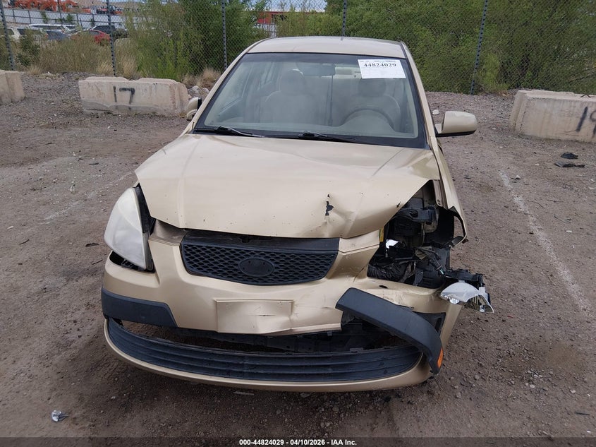 2007 Kia Rio VIN KNADE123076201062 IAAI salvage auction — FRONT END, Salvage (New Mexico), sold $300 on 2026-07-13 (photo 6)