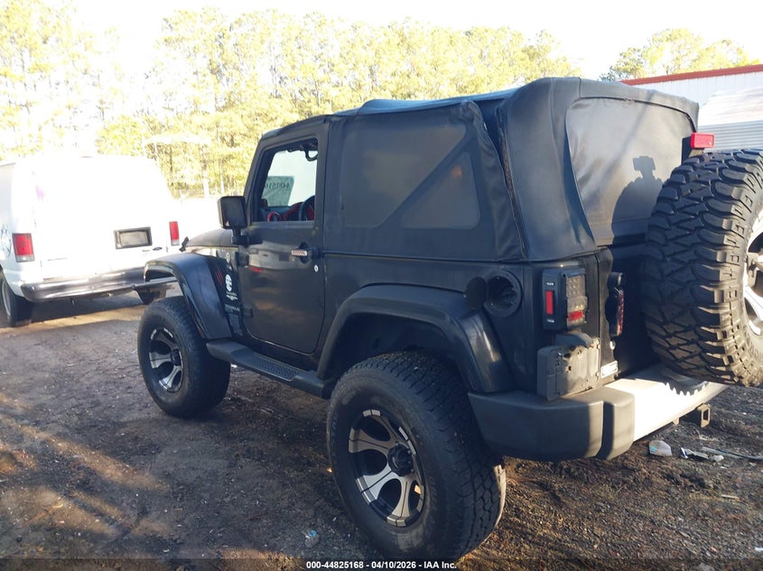 2008 Jeep Wrangler / VIN 1J4FA54148L567095 IAAI salvage auction — NORMAL WEAR, Clear (Virginia), sold $1,975 on 2026-09-09 (photo 3)