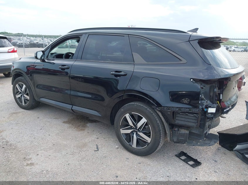 2023 Kia Sorento VIN 5XYRL4LC0PG244537 IAAI salvage auction — FRONT END, Original (Texas), sold $5,550 on 2026-07-21 (photo 3)