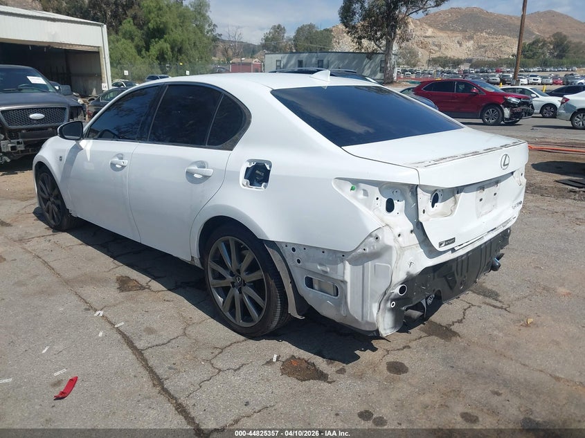2015 Lexus Gs VIN JTHBE1BL2FA017648 IAAI salvage auction — REAR END, Salvage Title, sold $3,750 on 2026-07-28 (photo 3)