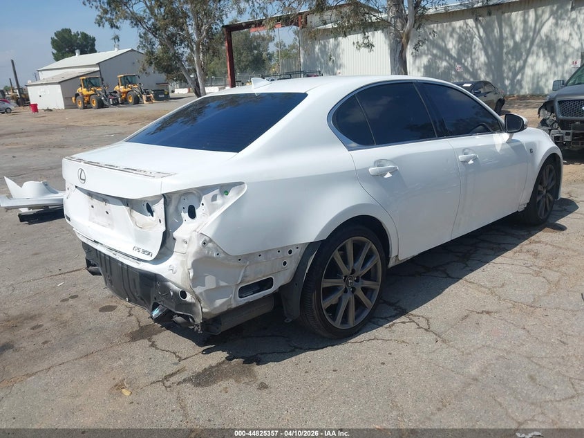 2015 Lexus Gs VIN JTHBE1BL2FA017648 IAAI salvage auction — REAR END, Salvage Title, sold $3,750 on 2026-07-28 (photo 4)