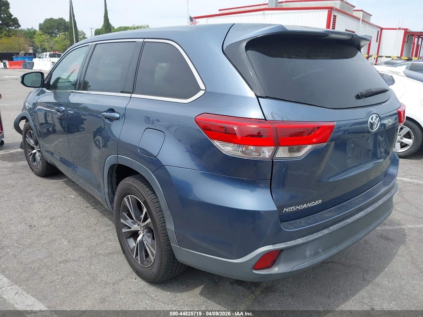 2017 Toyota Highlander VIN 5TDZARFH5HS028858 IAAI salvage auction — FRONT END, Salvage (California), sold $3,400 on 2026-07-19 (photo 3)
