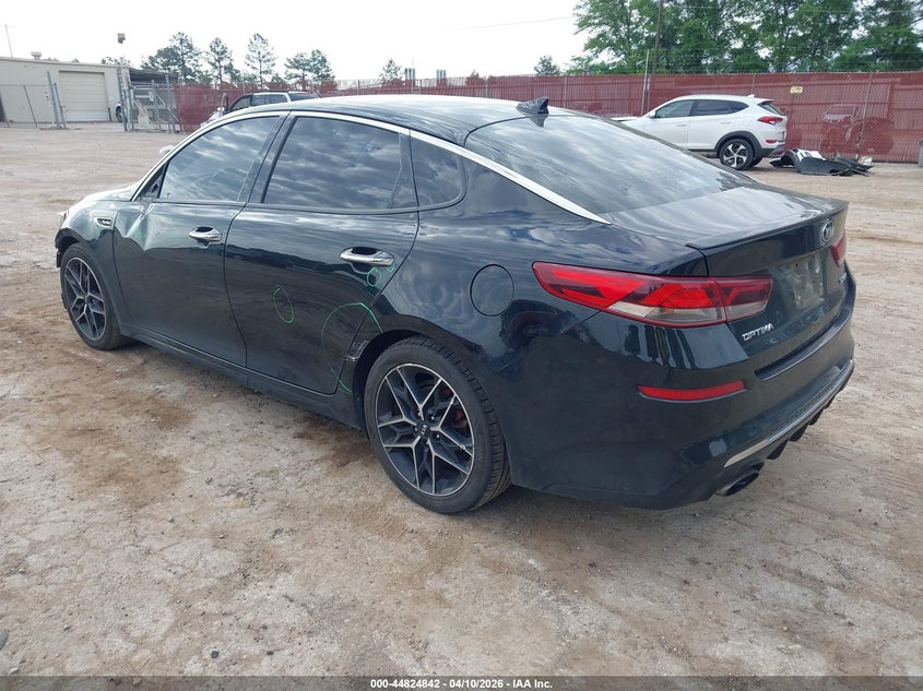 2019 Kia Optima VIN 5XXGW4L23KG313787 IAAI salvage auction — FRONT END, Salvage Title, sold $3,700 on 2026-07-16 (photo 3)