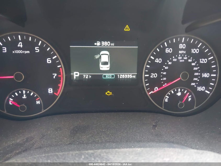 2019 Kia Optima VIN 5XXGW4L23KG313787 IAAI salvage auction — FRONT END, Salvage Title, sold $3,700 on 2026-07-16 (photo 7)